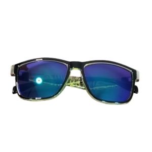 Quicksilver men's sunglasses black with green accent
